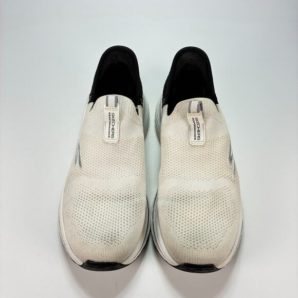 Skechers Max Cushioning Elite 2.0 White Black Running Shoes 129611 Womens Sz 8.5 - Picture 3 of 12